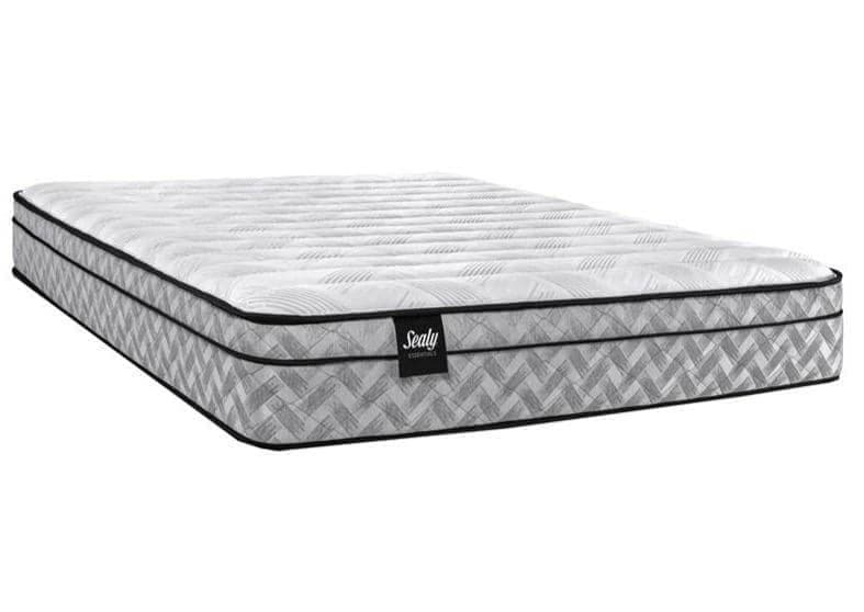Twin Extra Long Sealy -Essentials - Crosswick 12" Firm Foam Eurotop - DirectBed | Mattress Stores Hamilton, Niagara Falls, St Catharines, Stoney Creek, Burlington, Oakville, Ancaster
