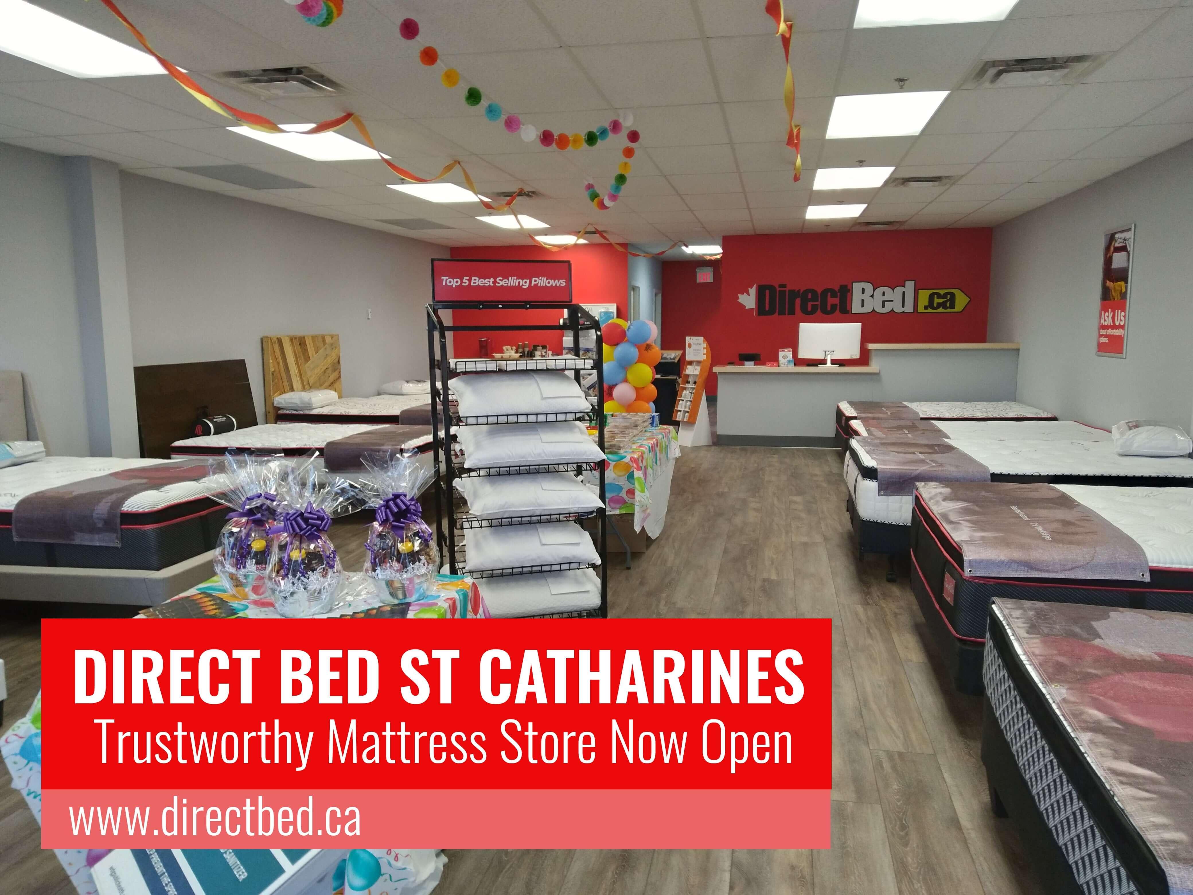 Direct Bed Mattress Store now open in St. Catharines, Pick your perfect Matress in Store. - DirectBed