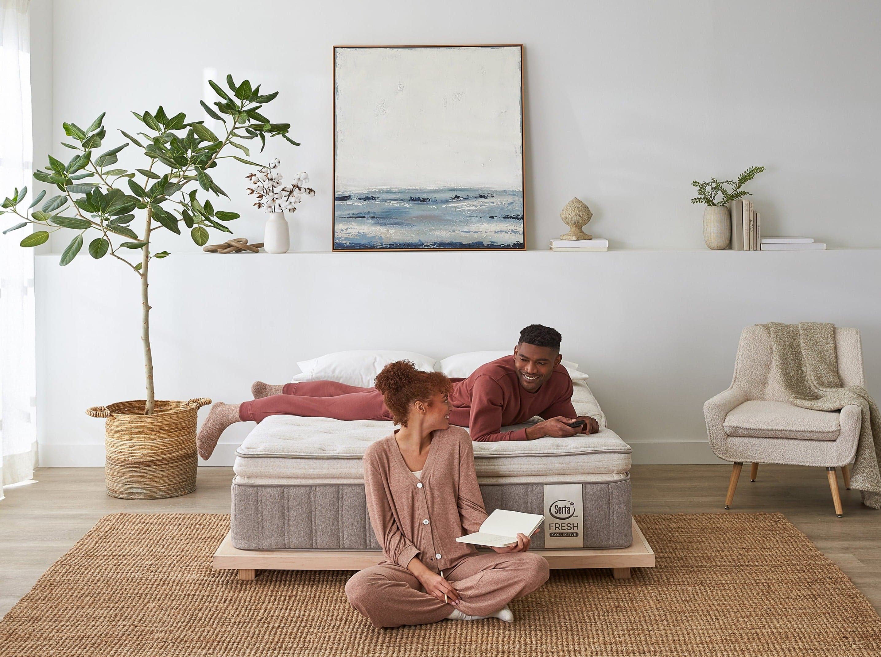 Serta® Fresh Collective Linen Wholesome Hybrid Plush 16" Pillow Top Mattress
