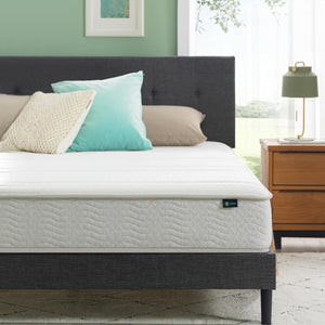 Zinus Queen Mattress - 8 Inch Foam and Spring Hybrid Mattress, Affordable Mattress, CertiPUR-US Certified Foam with Pressure Relief, Mattress in a Box, 10-Year Warranty, Queen Size