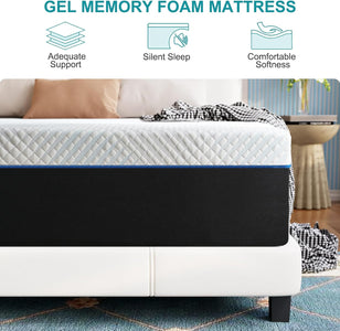 10 inch Memory Foam Queen Size Mattress Medium Firmness with Supportive and Pressure Relieving Queen Mattres