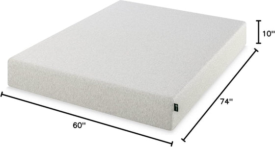 Zinus Ultima Comfort Memory Foam Short Queen RV Mattress 60" x 74"