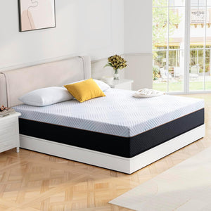 RV Short Queen Size Mattress 12 Inch Short Queen Mattress with Innerspring, Spring Hybrid Memory Foams Mattress in a Box