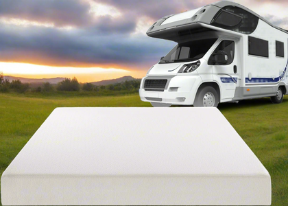 Zinus 60" x 74" Deluxe Memory Foam 10 Inch RV Queen / Camper / Trailer / Truck Mattress, Short Queen