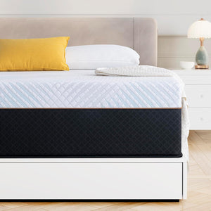 RV Short Queen Size Mattress 12 Inch Short Queen Mattress with Innerspring, Spring Hybrid Memory Foams Mattress in a Box