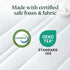 Short Queen Size RV Queen Mattress 8 Inch Medium Firmness Cooling Memory Foam Mattress and Soy Core Support Foam , 60" X 74" X 8"