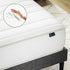 Short Queen Size RV Queen Mattress 8 Inch Medium Firmness Cooling Memory Foam Mattress and Soy Core Support Foam , 60" X 74" X 8"