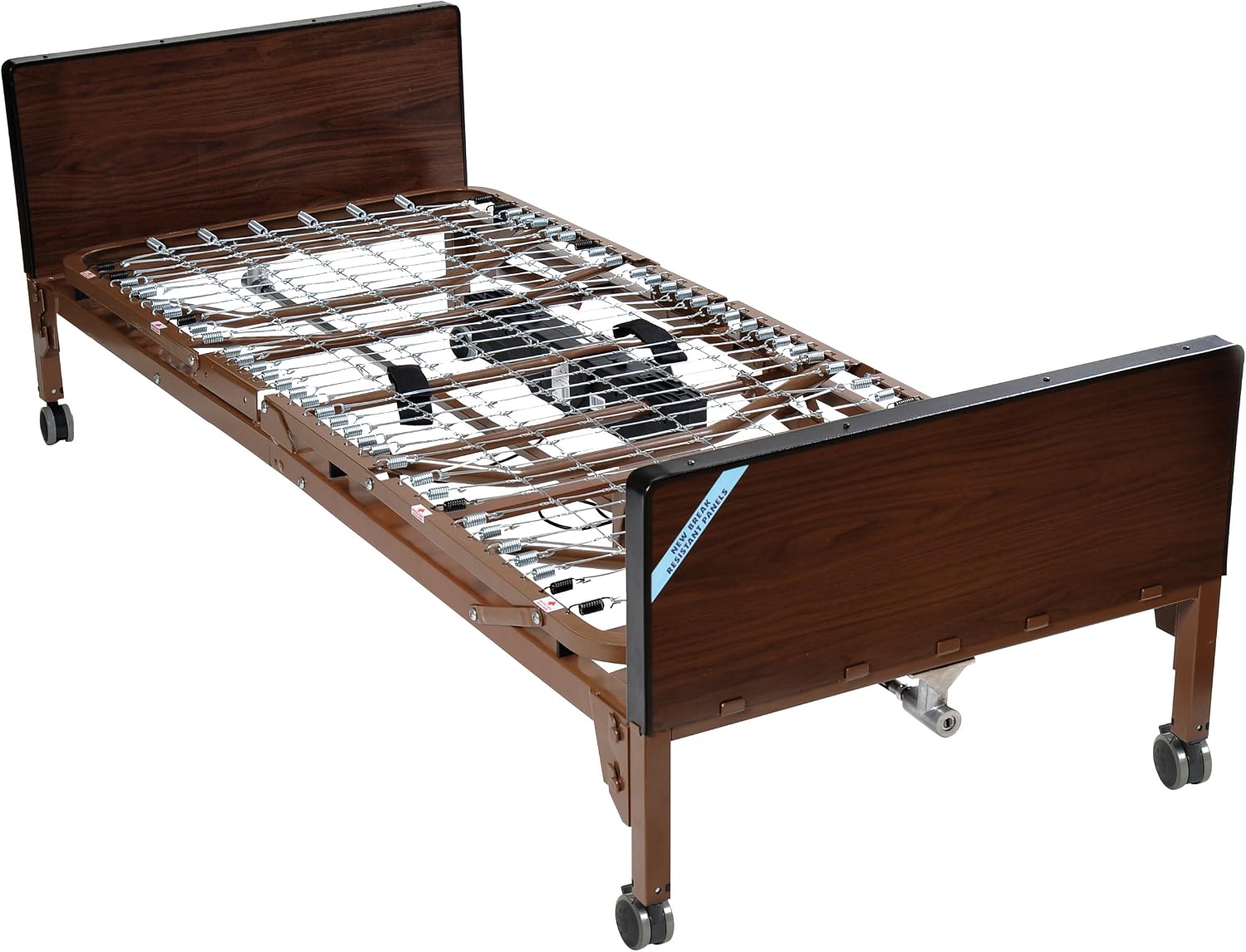 Medacure Full Electric Homecare Hospital Bed – Brand New 3-Function Motorized Adjustable Medical Bed (36" x 80", Heavy-Duty Steel Frame) Invacare