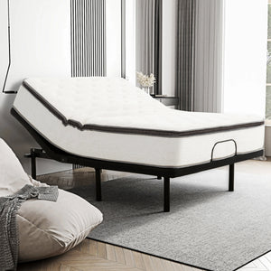 Twin XL, Queen, King or Full / Double Electric Adjustable Bed with Pillow Tilt, Zero Gravity, Anti Snore and USB Ports