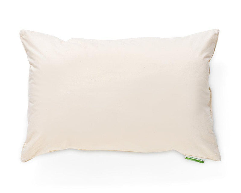 King Size Certified Organic Pillow - 100% Unbleached Cotton