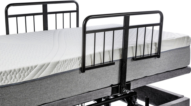 Harmony Hi Low Hospital Bed Side Rails with Optional Cover and Optional Castor Wheels