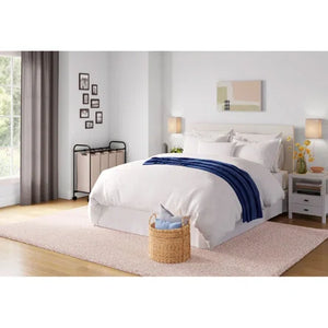 Duvet Cover Solid Colour White - Duvet Cover Sets- Microfiber- Solid