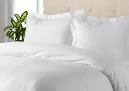 Duvet Cover Solid Colour White - Duvet Cover Sets- Microfiber- Solid