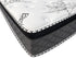 Close-up of the Spinal Rest Euro top corner, quilted bamboo cover and border