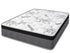 Double Spinal Rest 11" Medium Euro top Hybrid / Pocket Coil mattress on a white background