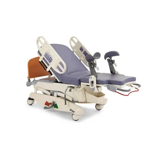 Stryker LD304 Birthing Bed - includes stirrups and optional calf supports (Refurbished)