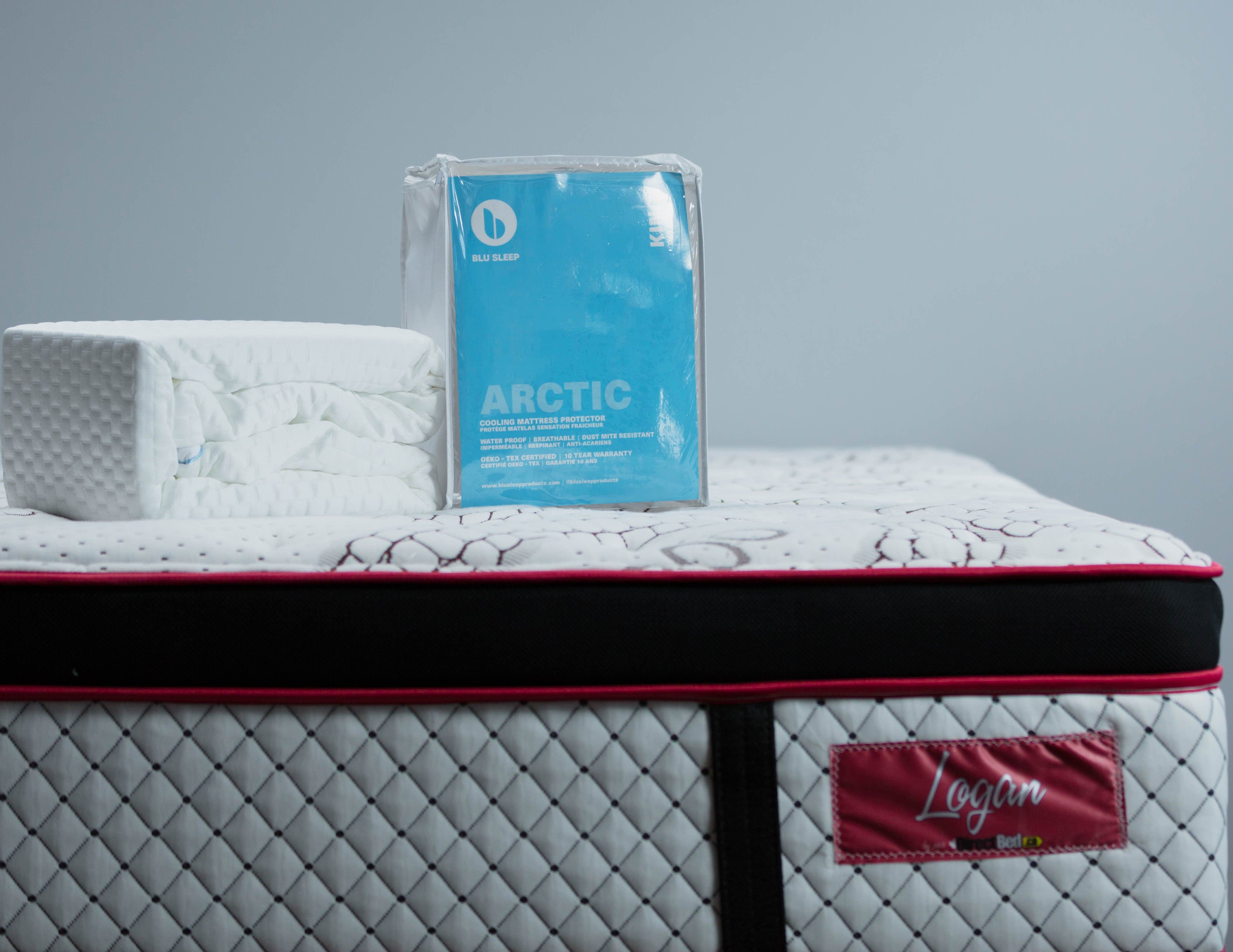 Queen Logan Suite Mattress - 14" Lavish Thick Latex Pillowtop Mattress Mattress - DirectBed