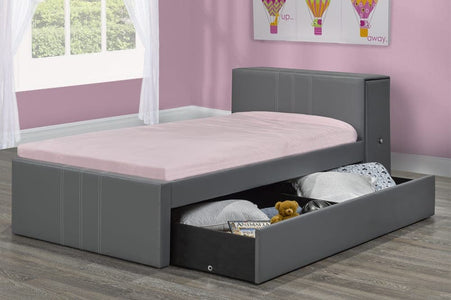 Linen Style Trundle and Storage Bed - DirectBed