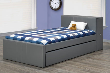 Linen Style Trundle and Storage Bed - DirectBed