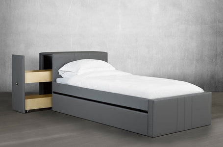 Linen Style Trundle and Storage Bed - DirectBed