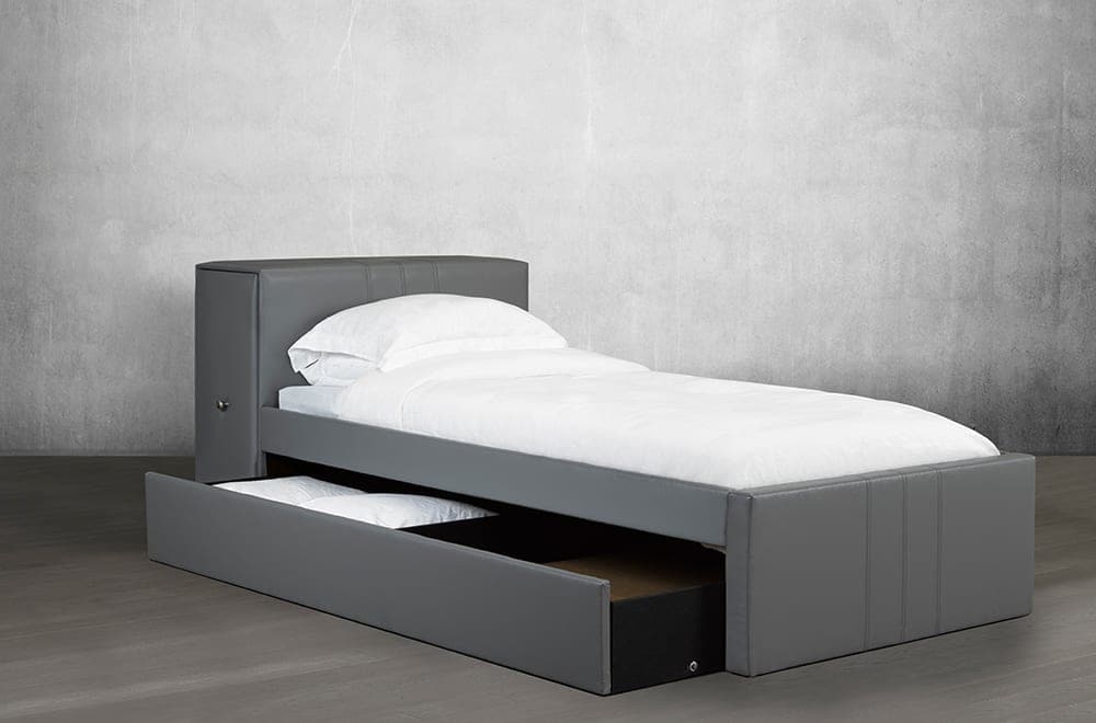 Linen Style Trundle and Storage Bed - DirectBed