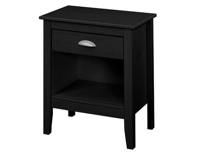 Titus Furniture Night Stand T955 Black or White - DirectBed | Mattress Stores Hamilton, Niagara Falls, St Catharines, Stoney Creek, Burlington, Oakville, Ancaster