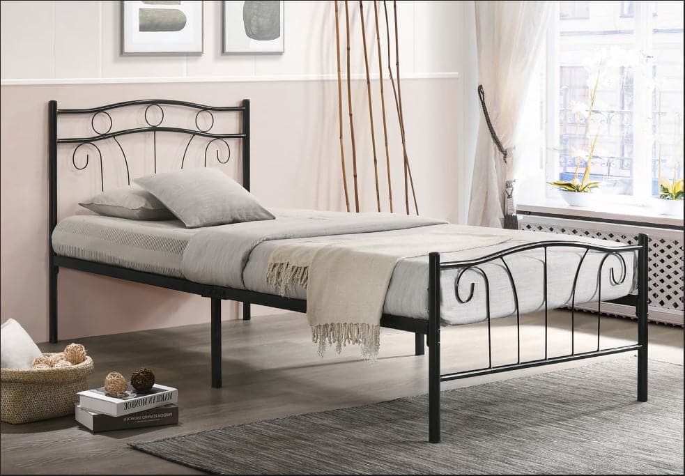 Black Metal Bed - DirectBed