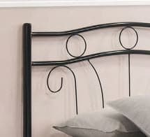 Black Metal Bed Double Bed - DirectBed