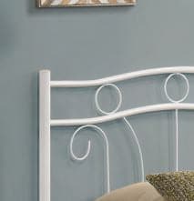 White Metal Bed - DirectBed