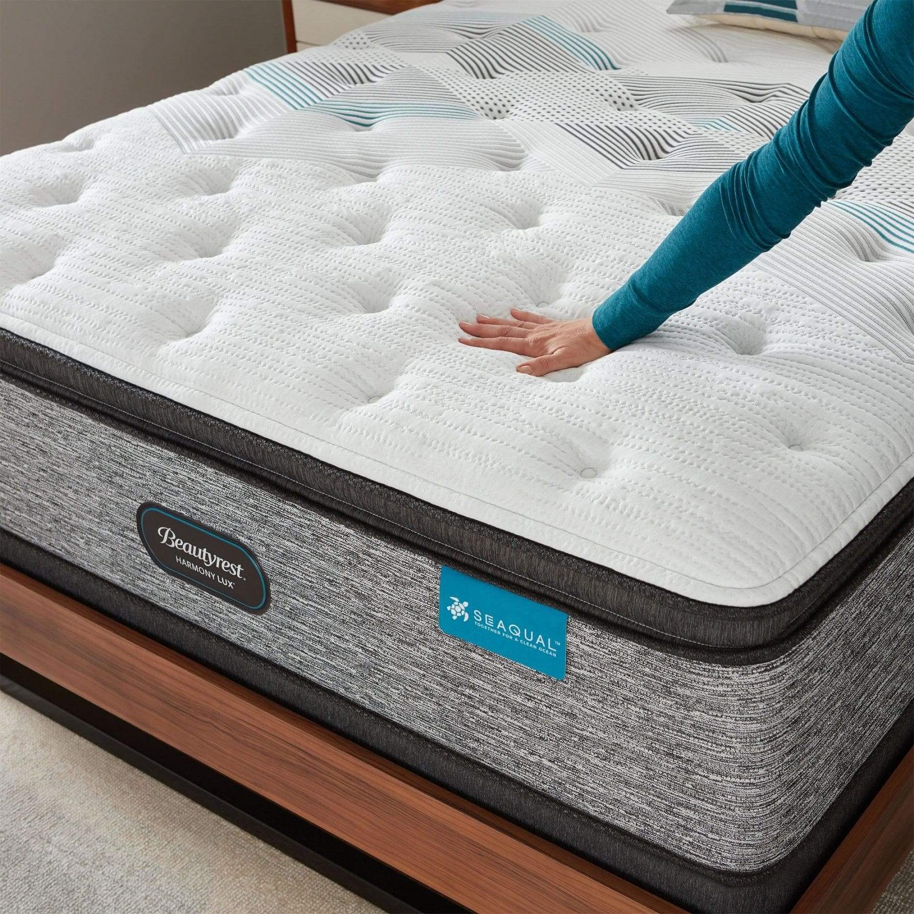 Beautyrest 15.75" Harmony Lux Carbon Series Medium Pillow Top Mattress With Pocket Coil - DirectBed | Mattress Stores Hamilton, Niagara Falls, St Catharines, Stoney Creek, Burlington, Oakville, Ancaster