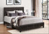 Espresso PU Contrast Stitching Bed - DirectBed