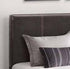 Espresso PU Contrast Stitching Bed King Bed - DirectBed