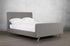 Velvet Fabric Platform Bed and Headboard - DirectBed