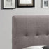 Light Grey Cotton Fabric Bed King Bed - DirectBed