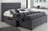 Linen-Style Fabric Platform Bed with Storage - DirectBed