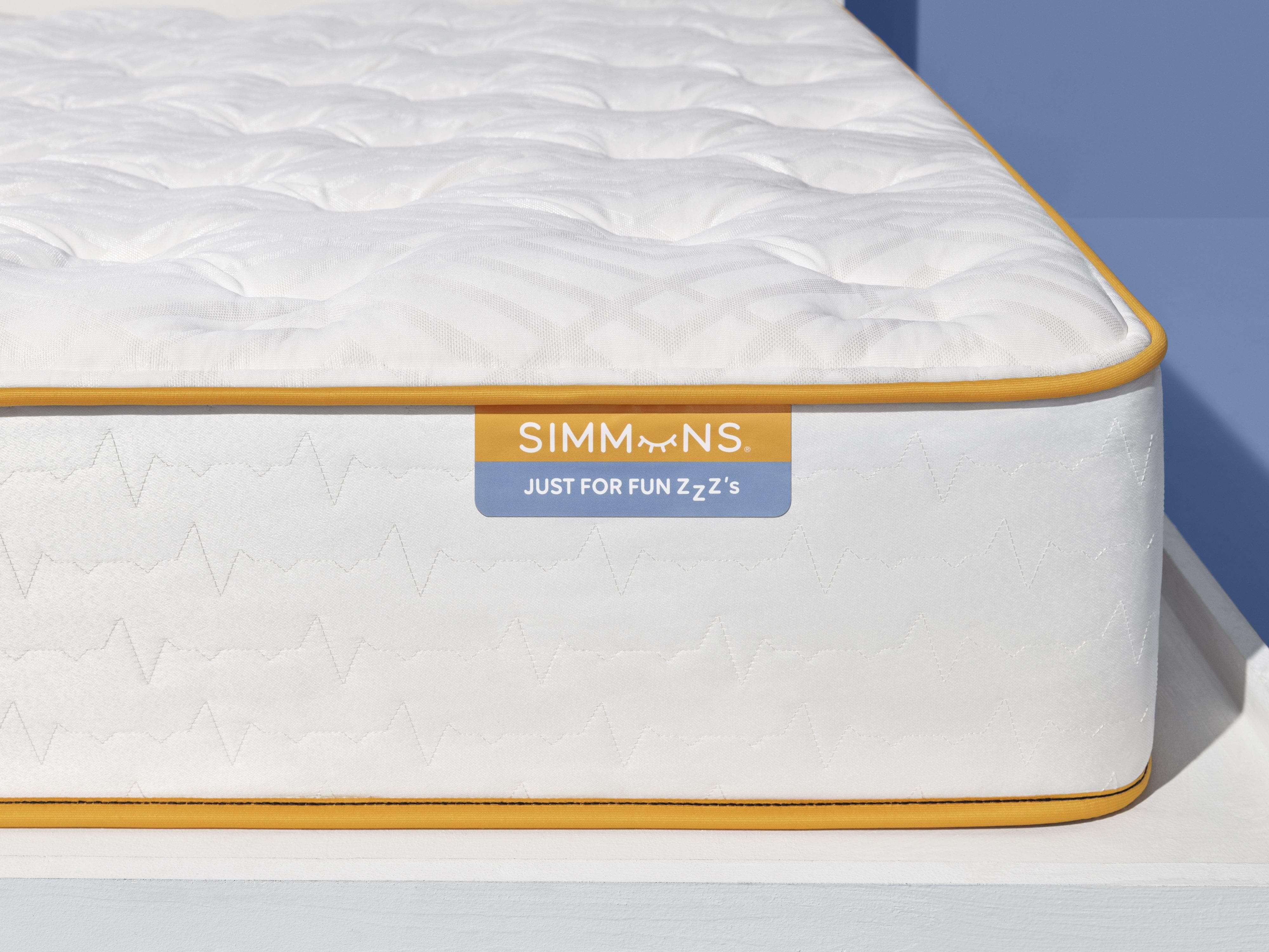 Simmons® 10.5" Comfort Vibezzz Plush Tight Top Mattress With Pocket Coil - DirectBed | Mattress Stores Hamilton, Niagara Falls, St Catharines, Stoney Creek, Burlington, Oakville, Ancaster