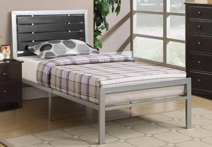 Silver Metal Frame Bed Queen Bed - DirectBed