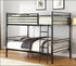 Black Metal Twin Bunk Bed - DirectBed