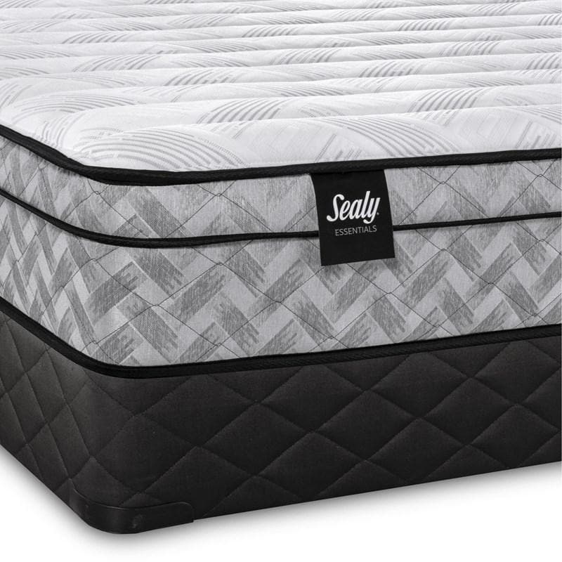 Sealy 12" Essentials Crosswick Eurotop Firm Foam Mattress Mattress - DirectBed