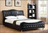 Black PU Bed With Rhinestone Jewels - DirectBed