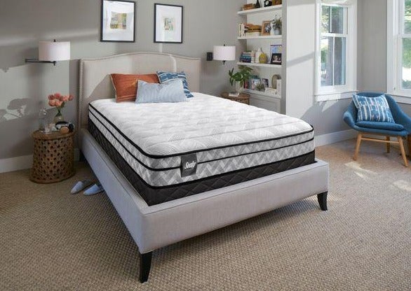 Twin Sealy - Essentials - Boxwood 9.5" Eurotop Mattress Foam Firm - DirectBed | Mattress Stores Hamilton, Niagara Falls, St Catharines, Stoney Creek, Burlington, Oakville, Ancaster