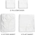 Bamboo Sheets - Cooling and Breathable Sheets Bamboo Blend Sheet Set for Hot Sleepers to Stay Cool (Twin, Double, Queen, King White) - DirectBed | Mattress Stores Hamilton, Niagara Falls, St Catharines, Stoney Creek, Burlington, Oakville, Ancaster
