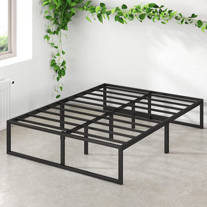 Zinus 14 Inch Platforma Bed Frame / Mattress Foundation / No Box Spring Needed / Steel Slat Support, Full - DirectBed | Mattress Stores Hamilton, Niagara Falls, St Catharines, Stoney Creek, Burlington, Oakville, Ancaster