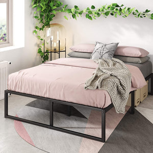 Zinus 14 Inch Platforma Bed Frame / Mattress Foundation / No Box Spring Needed / Steel Slat Support, Full - DirectBed | Mattress Stores Hamilton, Niagara Falls, St Catharines, Stoney Creek, Burlington, Oakville, Ancaster