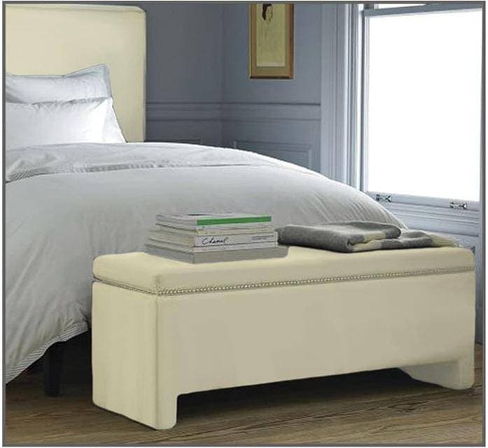 Velvet Decorative Storage Bench - DirectBed