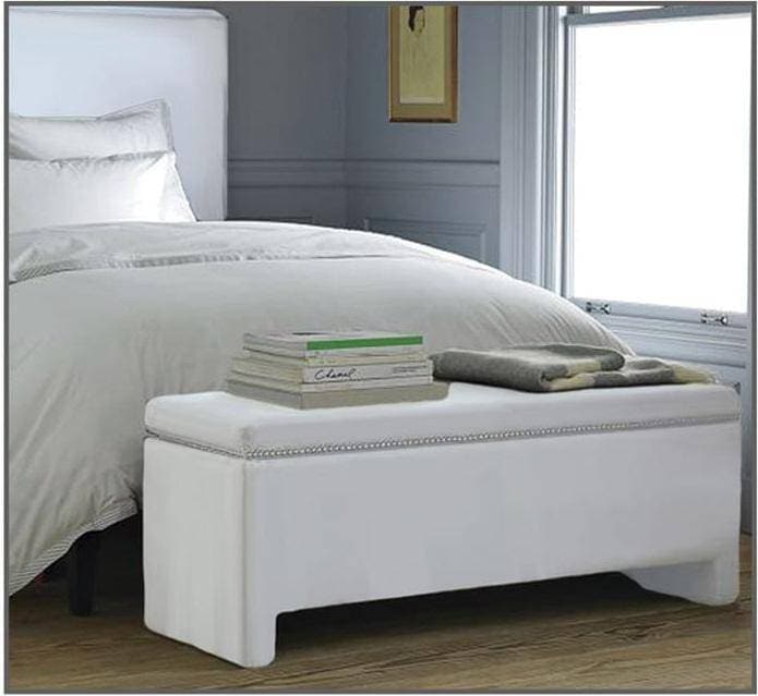 Velvet Decorative Storage Bench - DirectBed