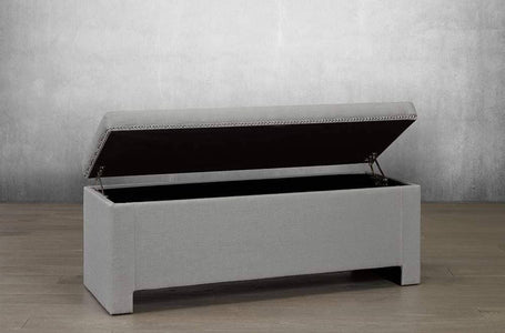 Velvet Fabrics Storage Bench - DirectBed