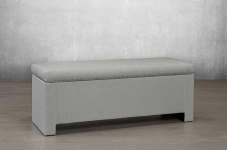 Velvet Fabrics Storage Bench - DirectBed