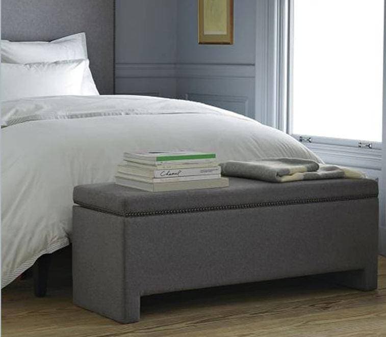 Velvet Decorative Storage Bench - DirectBed