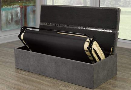 Velvet Fabric Bed in a Box - DirectBed
